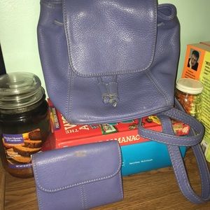 Vintage Coach Backpack w/ wallet